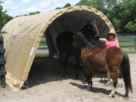 12'W x 20'L x 8'H - Animal Shelter Rounded Style