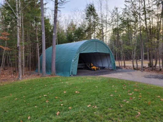 30'W x 30'L x 15'H - Storage Shed - Rounded Style
