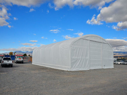 40'W x 60'L x 18'H - Storage Shed - Rounded Style - Commercial Grade